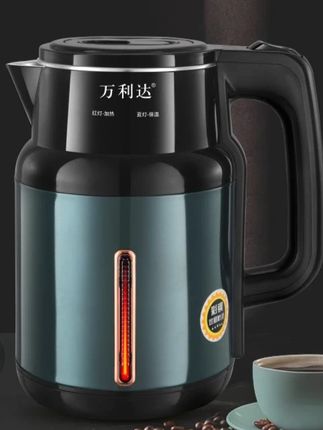 这个烧水壶是可以自动断电的,容量大双钢壶体坚固耐用#万利达烧水壶 #居家好物 #恒温壶 #厨房小家电