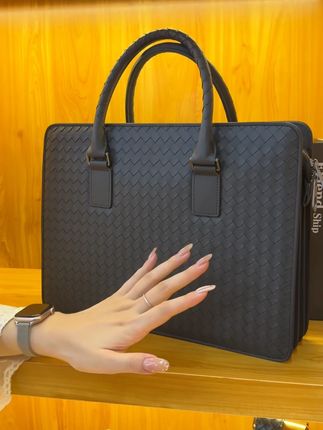 编织文件包 #源头工厂 #手工皮具 #男包