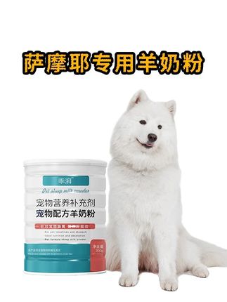 萨摩耶专用羊奶粉,营养全面好吸收的宠物羊奶粉,狗狗健康无负担#萨摩耶 #宠物羊奶粉 #羊奶粉 #萌宠好物 #狗狗