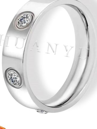 【HUANYU】  银色戒指男女同款情侣对戒轻奢时尚百搭#情侣对戒 #银色戒指 #轻奢时尚 #HUANYU戒指 #百搭戒指