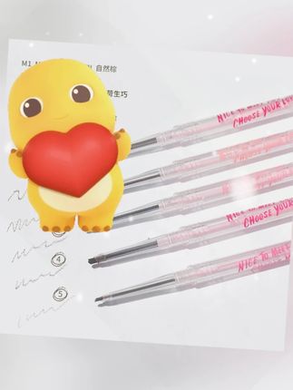 FLORTTE/花洛莉亚透明砍刀眉笔双头螺旋刷防水防汗易上色不易晕染#自用好物分享 #眉笔推荐 #花落莉亚 #防水防汗 #化妆品