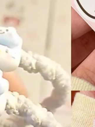 三丽鸥ins马卡龙色皮筋树脂头绳凯蒂发圈皮筋情侣百搭发饰学生 #皮筋# 发绳 #ins风
