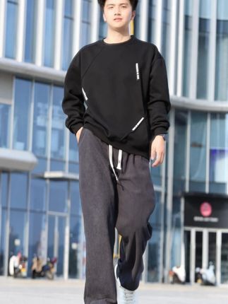 垂感好柔软又舒适的灯芯绒裤子别再错过了!#男生穿搭 #男士休闲裤 #灯芯绒裤 #男生穿搭 #九森堡大码男装