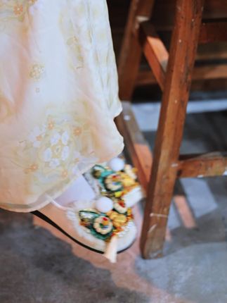 这双彩虹虎头鞋这样搭配真好看 #仙女鞋 #虎头鞋  #软底软面穿上超舒服