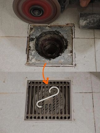 老旧地漏该换新啦 不然扎了脚咋办 #金案地漏 #防臭地漏 #卫生间地漏 #免费安装地漏 #地漏安装