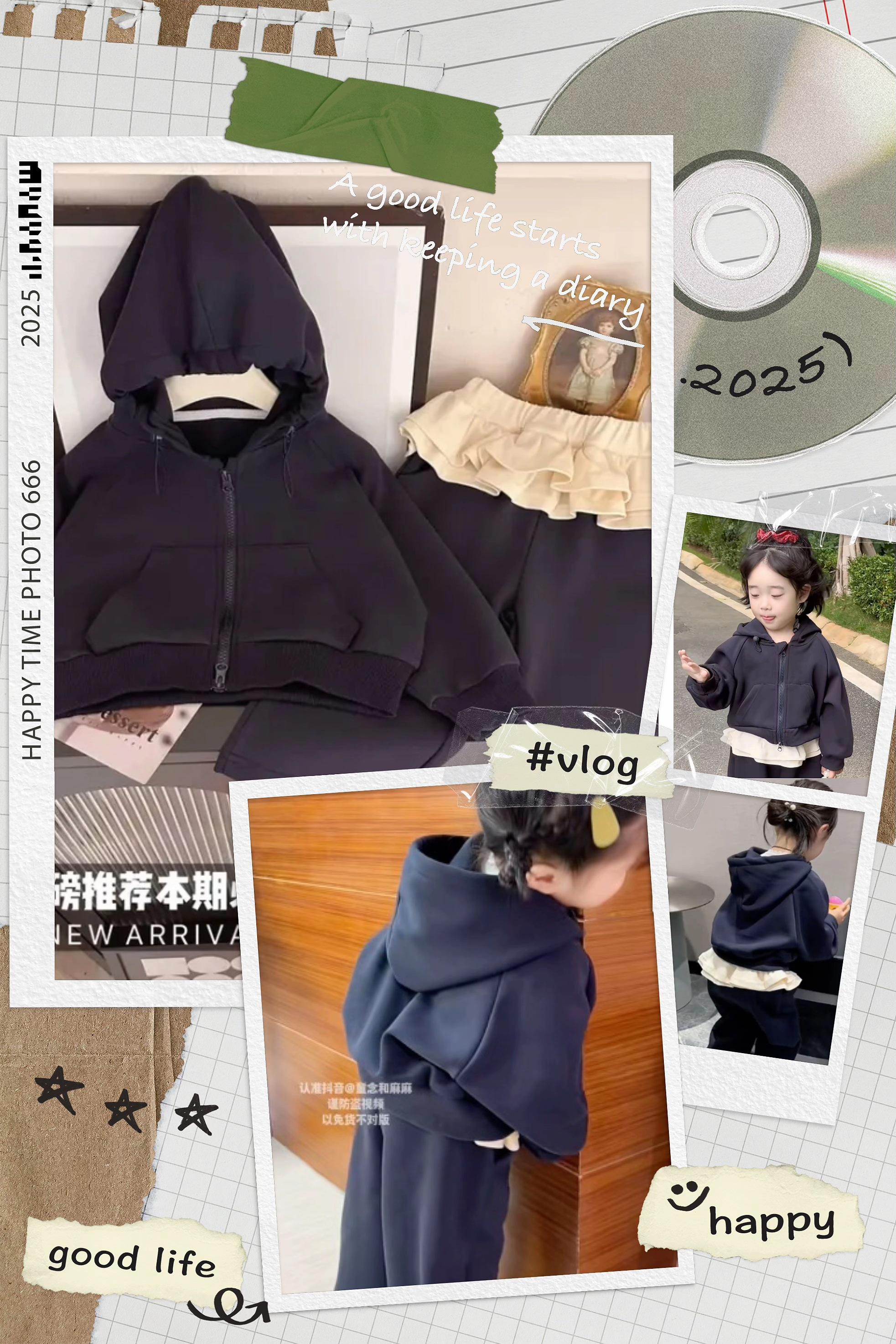 一眼就相中的韩版小套装~实穿又好穿 裤子自带小屁帘 甜美又可爱 一套开学穿超适合!#舒适休闲 #高品质童装 #女童套装 #开学穿搭 #秋季主打简单干净氛围感穿搭