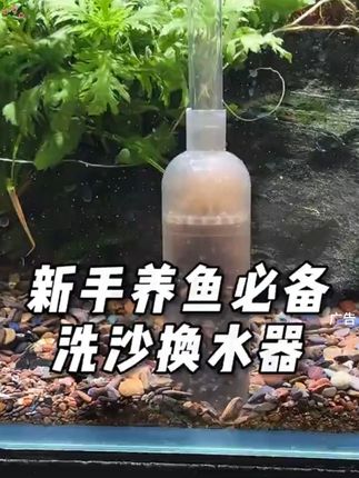 发现个巨好用的换水神器!往鱼缸里一插,捏几下球囊就能把水抽出来,排水流量还能随便调,不想换了直接关上就行~#新手养鱼 #换水神器