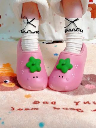 果蔬系列来喽~有草莓,柿子,茄子 #宝宝好物 #棉拖鞋 #亲子日常 #情侣款 #可爱棉鞋