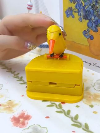小鸟牙签盒卡通牙签盒创意按压式弹出式家用复古可爱牙签筒#卡通牙签盒 #小鸟牙签筒 #按压式牙签盒 #家用好物 #创意牙签盒