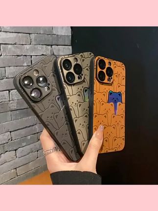 镭射卡通可爱适用iPhone17promax手机壳苹果16pro新款15苹果14皮质13一体镜头膜12max高级感11pro男女Air防摔 #数码配件 #数码 #数码产品