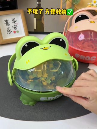 儿童弹跳小青蛙玩具按压跳跳蛙会跳的绿蛤蟆益智小孩亲子互动游戏