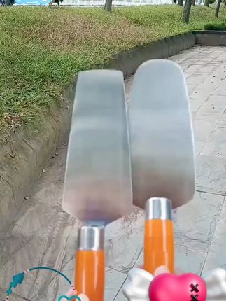 不锈钢一体皿刀灰匙泥工抹灰工具贴砖抹子砌墙瓦工工匠瓦工抹灰刀