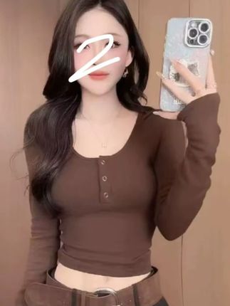 2025秋冬韩版气质高级感连帽纯色女士打底T恤内搭外穿显瘦9098 #ootd穿搭 #时髦精 #微胖女生韩系ootd大赏 #女大学生 #保持身材