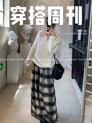 不规则设计感宽松套头毛衣慵懒高级感外穿 #ootd穿搭 #今天穿什么 #女装 #显瘦搭配 #今日穿搭