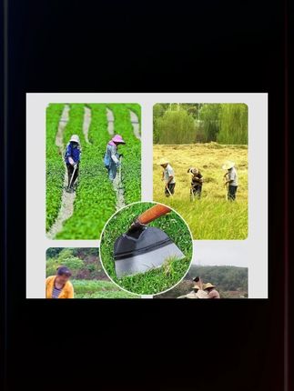 新款农用长柄锄草神器锄地除草锄头专用全钢加厚农具户外挖土种菜 #照片卡 #质量杠杠的好 #钥匙扣