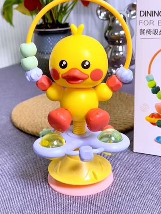 婴儿餐椅玩具餐桌吸盘转转乐宝宝0一1岁8益智早教幼儿童6个月以上#婴儿玩具 #益智早教 #转转乐 #宝宝好物 #0到1岁玩具