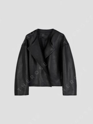 「之柔【十面埋伏】西班牙ROW同源无涂羊皮短外套!显瘦气质皮衣,一穿即飒江湖风」#轻奢女装 #时尚 #皮衣夹克 #显瘦穿搭 #早秋新款