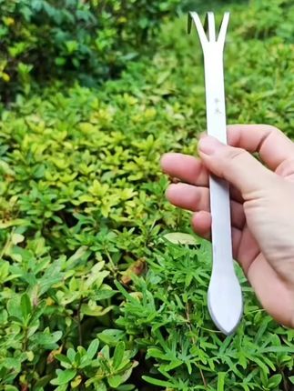 不锈钢压土耙园艺工具花园耙子加厚园林换盆园艺盆景加深梳根压土#园艺工具 #压土耙 #不锈钢耙子 #园林换盆 #园艺好物