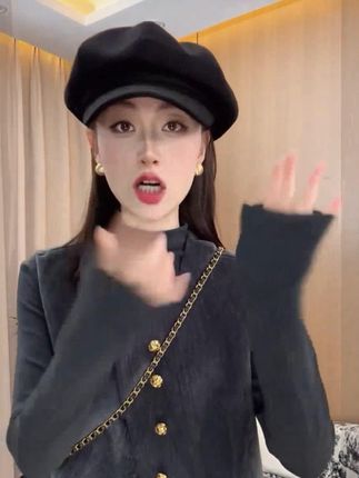 灰色法式时尚马甲女2025秋冬新款设计感宽松3150休闲直筒 #气质搭配# 秋天氛围感 #这也太好看了