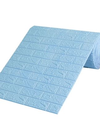 家里墙面脏掉皮的,试试这款3d立体墙纸,自粘的操作简单#墙面装饰 #旧墙翻新  #防水防油  #自粘式墙纸