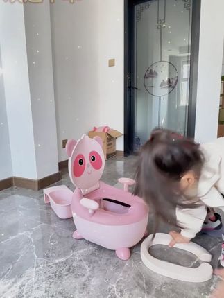 解放双手!快速拆卸清洗的宝宝坐便器,告别尿布湿烦恼#母婴好物