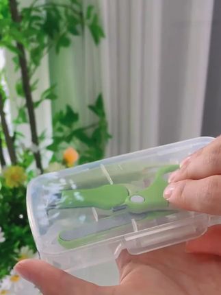 婴儿指甲剪套装新生儿专用护理修甲指甲钳多功能家用婴童用品#好物推荐🔥 #宝宝好物推荐 #生活日用小神器 #宝妈推荐 #种草好物