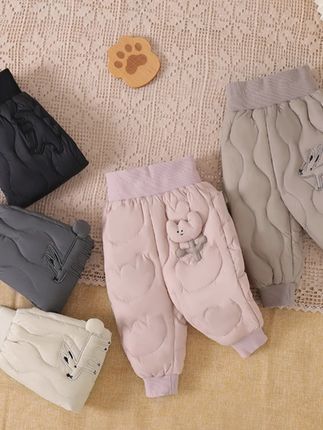 男女童羽绒裤厚款儿童长裤秋冬季婴儿宝宝过冬衣服保暖裤高腰护肚#儿童羽绒裤 #秋冬保暖 #高腰护肚 #宝宝长裤 #儿童服饰