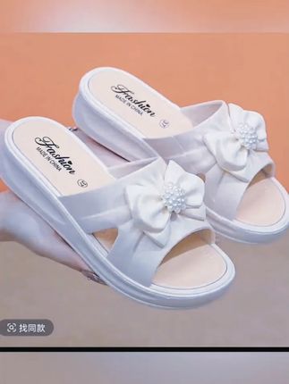 夏季外穿厚底凉拖鞋女鞋休闲软底防滑平底凉鞋韩版坡跟鞋 #凉拖鞋  #防滑拖鞋  #时尚拖鞋  #夏季凉鞋  #便宜又好穿