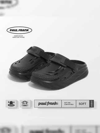 paul frank/大嘴猴洞洞鞋防滑高级感外穿厚底耐磨休闲包头拖鞋男#洞洞鞋 #凉鞋 #拖鞋 #包头拖鞋 #包头凉鞋