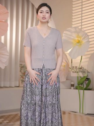 轻奢气质显瘦欧若风梭织半裙#半身裙 #今天穿什么