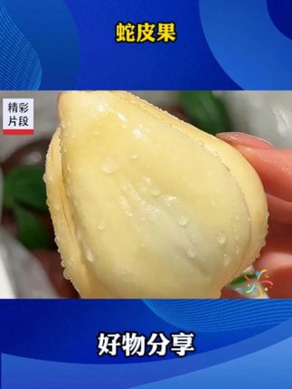 吃过一次就念念不忘的蛇皮果,超级好吃!#蛇皮果  #网红水果  #谁懂这一口的好吃程度 G