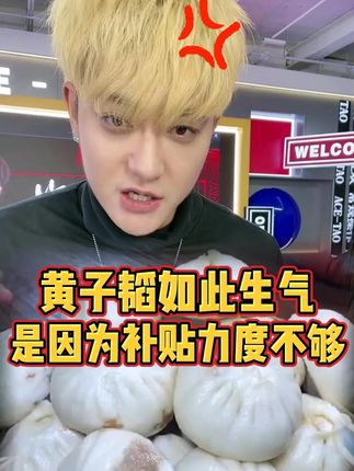 黄子韬如此生气原因竟是补贴力度不够 #黄子韬 #小笼包 #包子 #早餐吃什么 #早餐