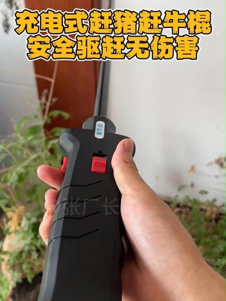 充电一体式赶猪赶牛棍,安全驱赶无伤害 #高性能实用工具 #养牛 #赶猪棒 #赶猪神器 #赶猪电棍
