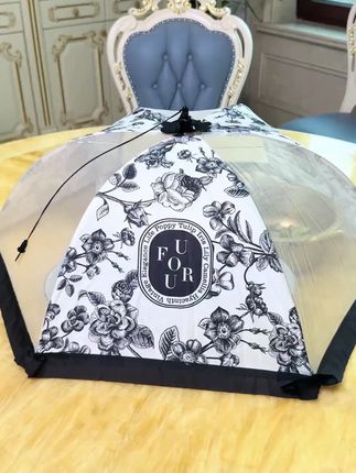 橱明星家用折叠镂空菜罩防虫透气简约小香风伞状大容量餐桌剩菜罩#家用菜罩 #折叠菜罩 #防虫透气 #小香风 #餐桌好物