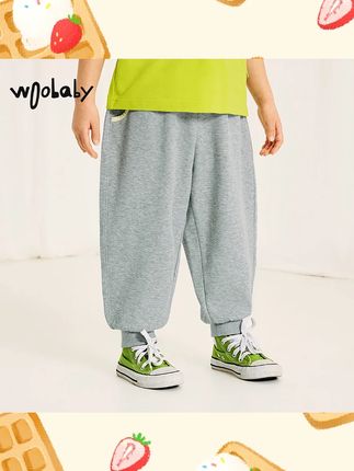 woobaby儿童裤子男童女童25夏新款宝宝休闲裤洋气长裤百搭#儿童休闲裤 #2025夏款 #woobaby童装 #百搭裤子 #儿童服饰