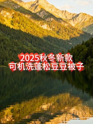 这个价格,不管家里缺不缺被子都去拍一单,柔软舒服还特别保暖~#被子 #豆豆被 #柔软舒适
