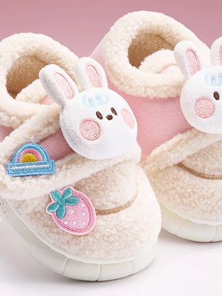 巴拉巴拉儿童棉鞋冬季2025新款宝宝包跟加厚保暖棉鞋居家厚底#儿童棉鞋 #冬季保暖 #宝宝用品 #巴拉巴拉 #新款棉鞋