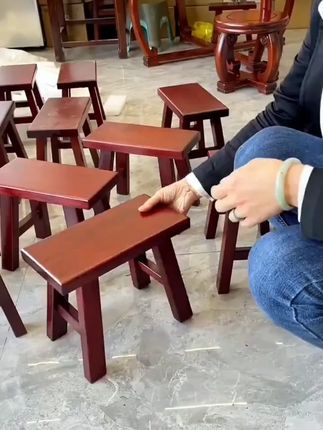 实木长条结实小凳子耐用客厅松弛感板凳支持一件发木头凳 #小板凳 #实木凳子 #实木板凳推荐 #实木小板凳 #凳子