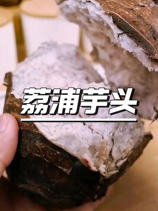 地道的荔浦芋头,可不会苦涩麻嘴,把它蒸熟以后配上点白糖,那叫一个地道,炖肉煲汤也特别粉糯。#芋头 #荔浦芋头 #美食