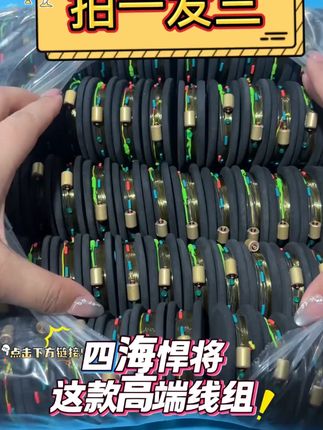 热门新品!四海悍将高端进口线组,主线绑好,休闲台钓防缠绕,主线成品线组,提升钓鱼体验!钓友必备! #线组 #进口主线原丝 #钓鱼成品线组 #钓鱼知识