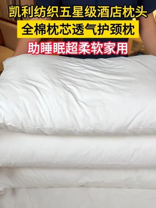 五星级酒店深睡护颈枕才这个价?躺下就有陷入感、放松感、包裹感#枕头 #枕芯 #枕头推荐 #酒店枕 #家纺床上用品