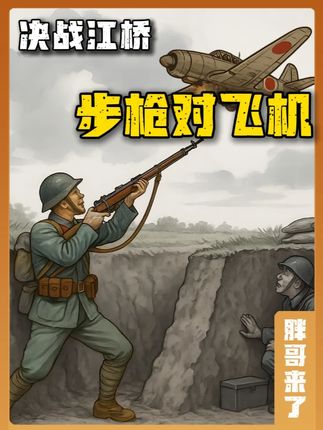 《决战江桥》中 步枪结阵打飞机在现实中可行吗? #二战 #军事 #决战江桥 #步枪打飞机