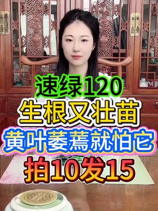速绿120 生根又壮苗,黄叶萎蔫就怕它 拍10发15 #三农 #农业种植 #增产增收 #种植技术