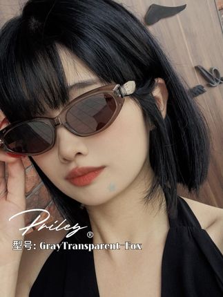 Priley👓轻奢质感椭圆款墨镜 🕶️型号:FOX 颜色:grt #Priley眼镜 #墨镜推荐 #时尚单品 #夏日必备