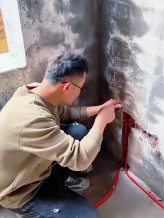 #单人拉线辅助器 #水电工 #穿线器