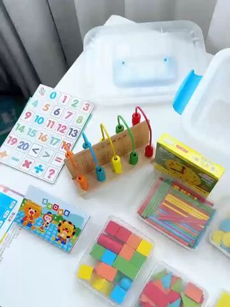 一年级数学必备!上册教具套装,学几何、用计数器! #一年级学具 #数学计数器 #计数器学具 #数学学具套装 #数学教具套装