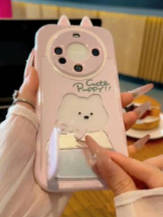 好可爱的立体猫耳西高地支架手机壳呀!好朋友凭咱俩的关系给我安排一个不过分吧#快分享给你的好友#这个手机壳真的长在我心巴上了 #仙女必备