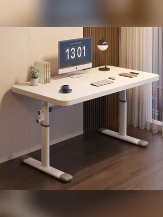 #上热门 #学习桌 #办公桌 #讲解 #儿童房 可以手摇升降的学习桌办公桌,百搭简约风格,多个尺寸可以选择,快来选购吧