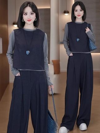 #通勤搭配 #秋季穿搭 #宽松显瘦 #气质减龄穿搭 #面料柔软舒适