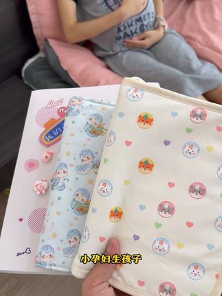 #好物种草  便携产检收纳册孕妈怀孕软布可卷A4 A5孕检报告单子证件活页收纳#待产  #产检
